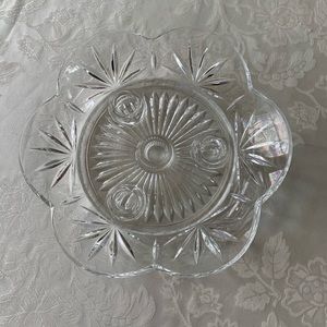 Princess House lead crystal candle holder.
